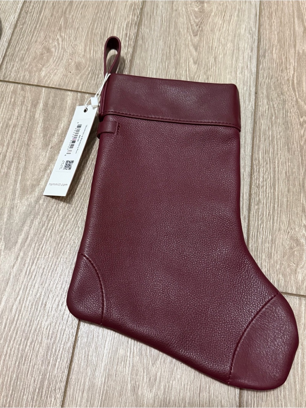 NWT Hammitt Large Leather Stocking Burgundy Blackberry Plum